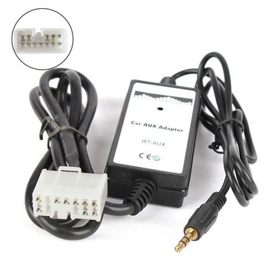 WMA Decoder AUX Adapter AUX Input Black Car Music For Toyota For Camry