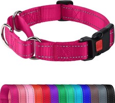 Martingale Collar for Dogs, Reflective Heavy Duty for Safety, Quick Release Buck