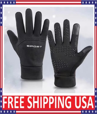Winter Warm Thermo Gloves Windproof Waterproof Touchscreen Mittens for Men Women