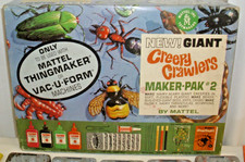 MATTEL THINGMAKER GIANT CREEPY CRAWLERS MAKER-PAK 2 BOXED 1965
