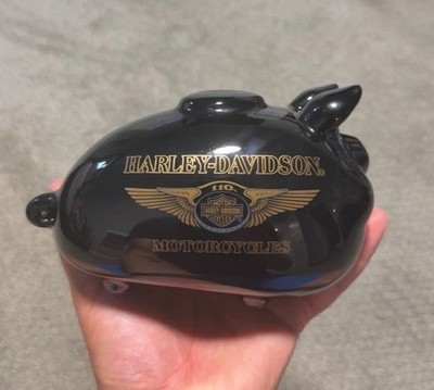  HARLEY DAVIDSON 110TH ANNIVERSARY CERAMIC HOG PIGGY BANK 96849-13V
