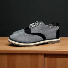 Tomw Men's Brogue Oxford Dress Shoes Black Size 11 Lace-Up