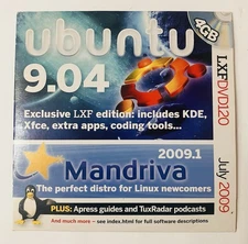Ubuntu 9.04 Mandriva 2009.1 LXF DVD120 4GB Linux Format Issue 120 (2009) Rare