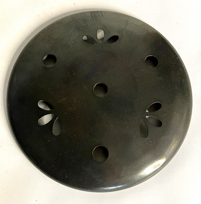Tiffanytechnik / Lampenkappe D = 140 mm H = 11,5 mm Messing / BoSi Art seit 1990