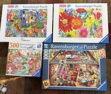 Ravensburger puzzle lot- The Flower Puzzle Is Unopened.