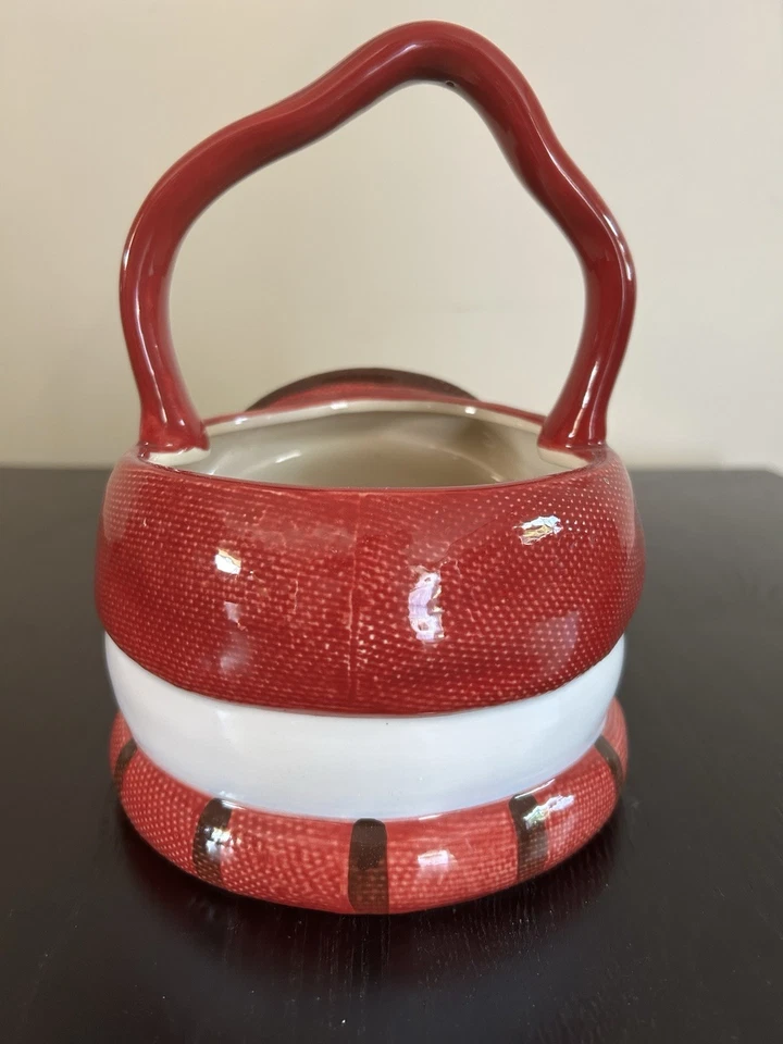 St. Nicholas Square Warm Wishes Snowman Holiday Christmas Candy Dish Centerpiece - Image 2 of 4