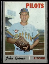 John Gelnar 1970 Topps #393 Seattle Pilots Vg-Ex