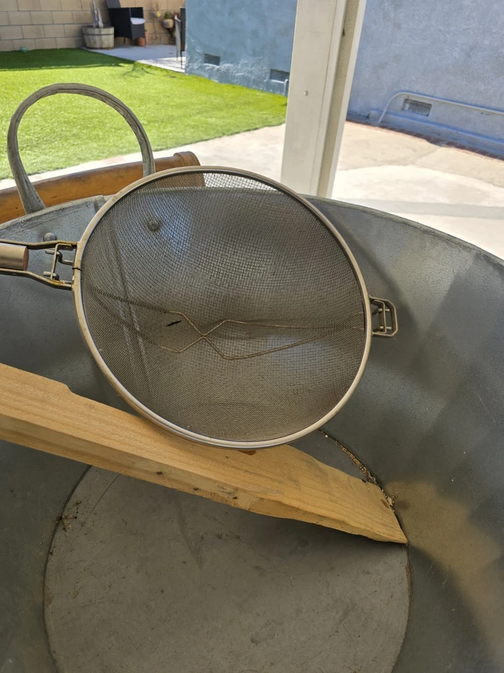 XXL 32"" Carnitas Cazo Acero Inoxidable Caso Olla Sartén Wok Estufa Gas Quemador Cocina Foto 3 de 4