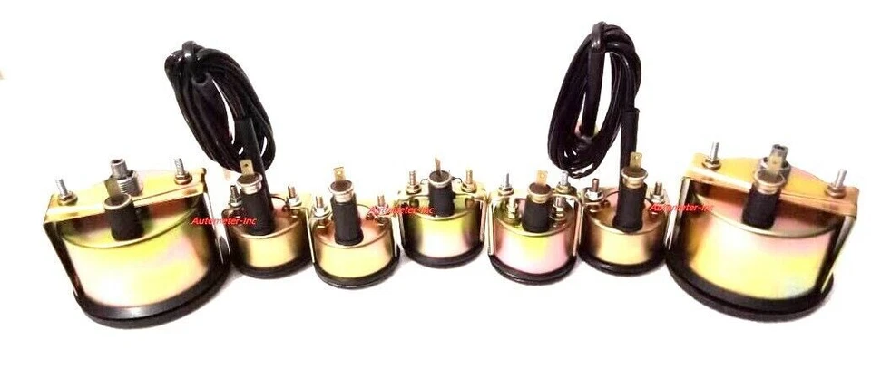 Smiths Gauge Kit Temp+ Oil+ Fuel+ Volt +Oil Temp+Speedometer +TachoReplica85mmME - Image 3 of 3