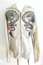 Red Closet KC Art Collection Est 2006 Dragon Full Zip Up Hoodie - RN 110019