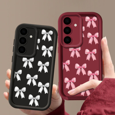 Mädchen Schleife Hülle For Samsung S25 Ultra S24 S23 S22 A06 A16 A05 A15 Cover