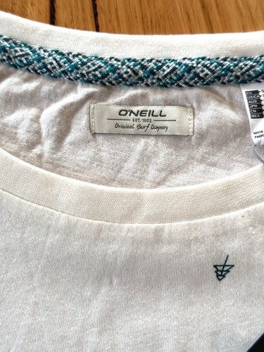 O'Neill Ladies T Shirt - WHITE - SIZE - XS - NEW- LOOSE FIT - Picture 7 of 12