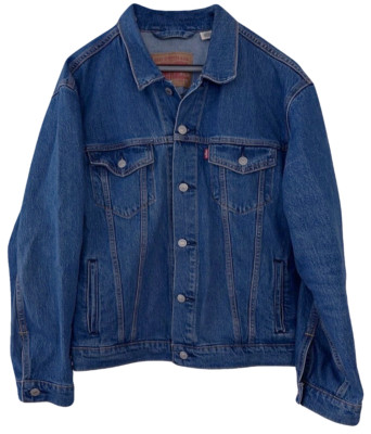 Levi's 723344216 Jean Jacket - NWT Mens Size XL Dark Wash - #46244-CL1