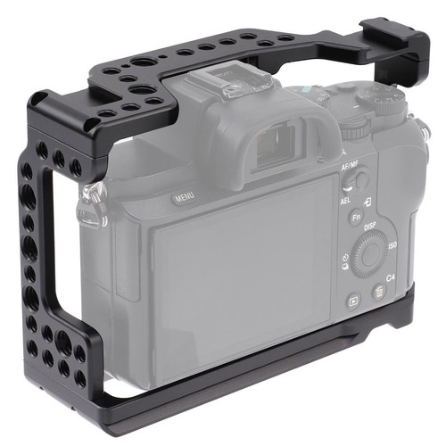 Cage De Caméra En Métal Vlog Rig ZVE10 Avec Poignée En Bois, Support De Protection, Support Vidéo Pour Sony ZV-E10