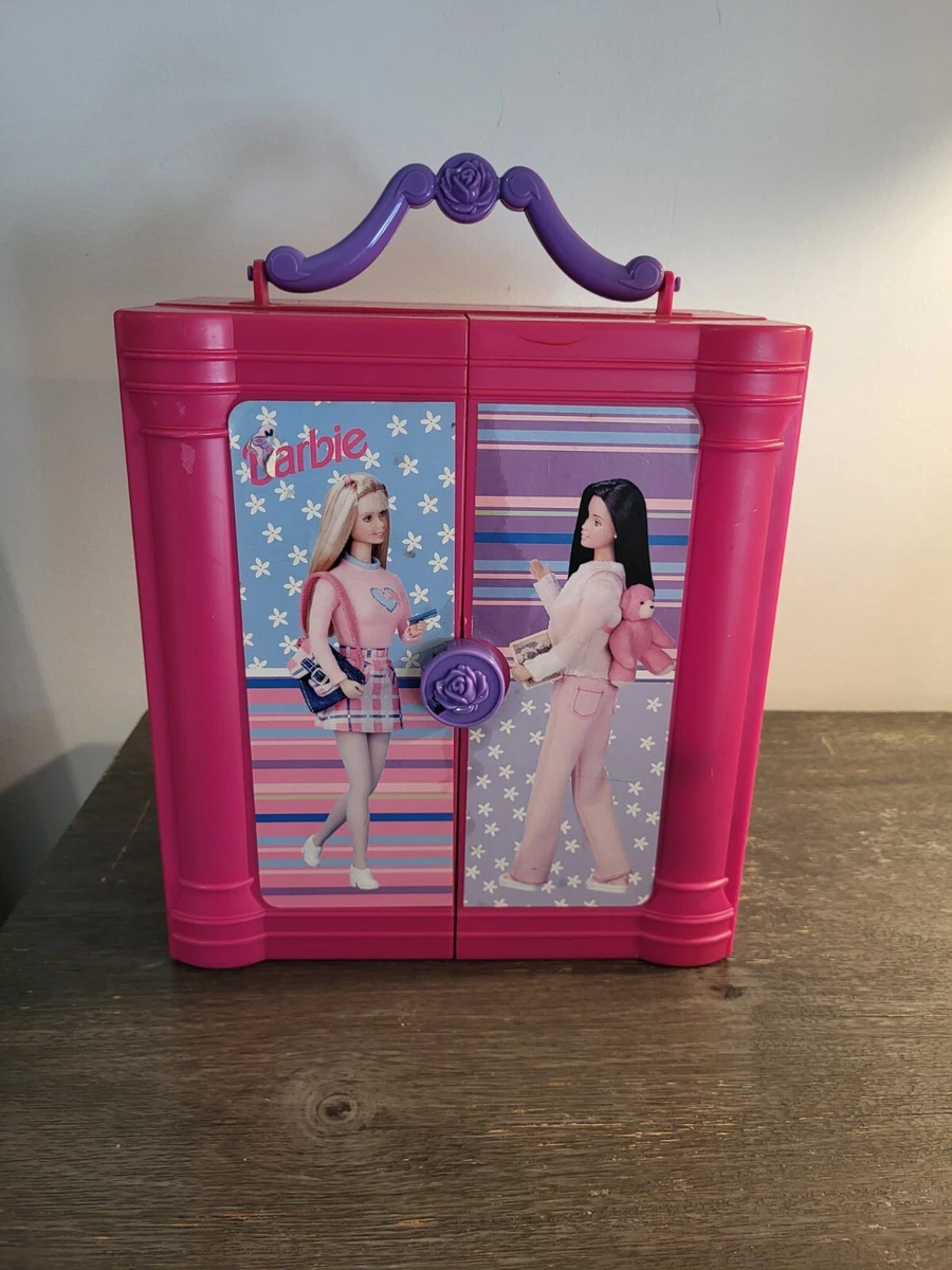 Barbie fashion hotsell wardrobe storage case
