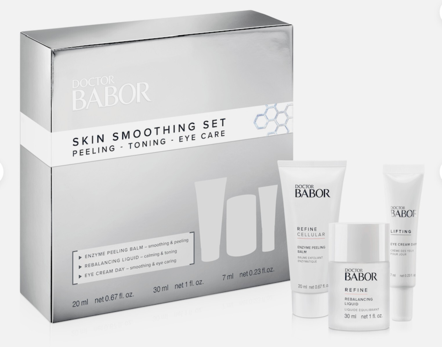 Doctor Babor Skin Smoothing Set Peeling Toning Eye Care BNIB