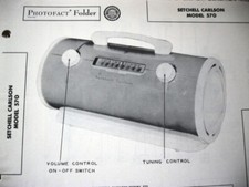 SETCHELL CARLSON 570 RADIO PHOTOFACT