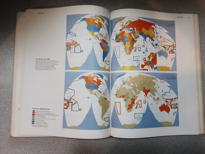 Large Vintage Britannica Atlas 1768 Encyclopaedia Brittanica, Inc