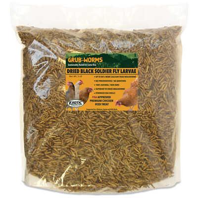 Grub Worms (10 lb.) - Chicken, Bluebird, Wild Bird, Hedgehog, Sugar Glider, Duck