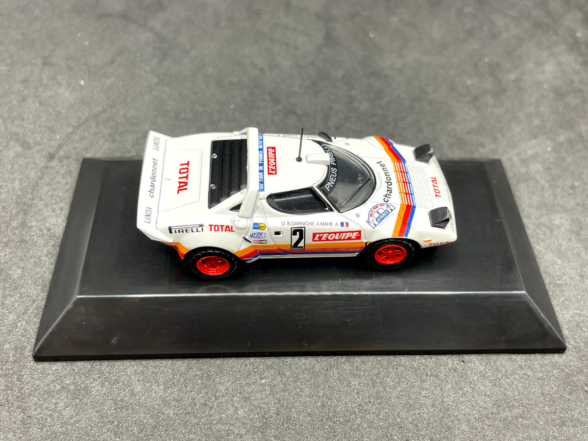 CM's 1/64 LANCIA STRATOS HF 1981 Tour de France #2 diecast model