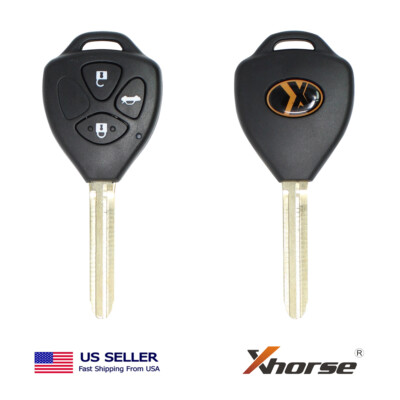 Xhorse Universal Wired Flat Left Triangle 3 Buttons For Toyota Type XKTO03EN