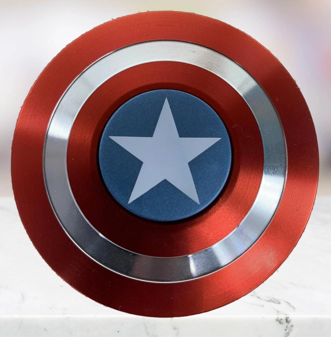 Metal Fidget Spinner Spinner Toy Captain America Shield