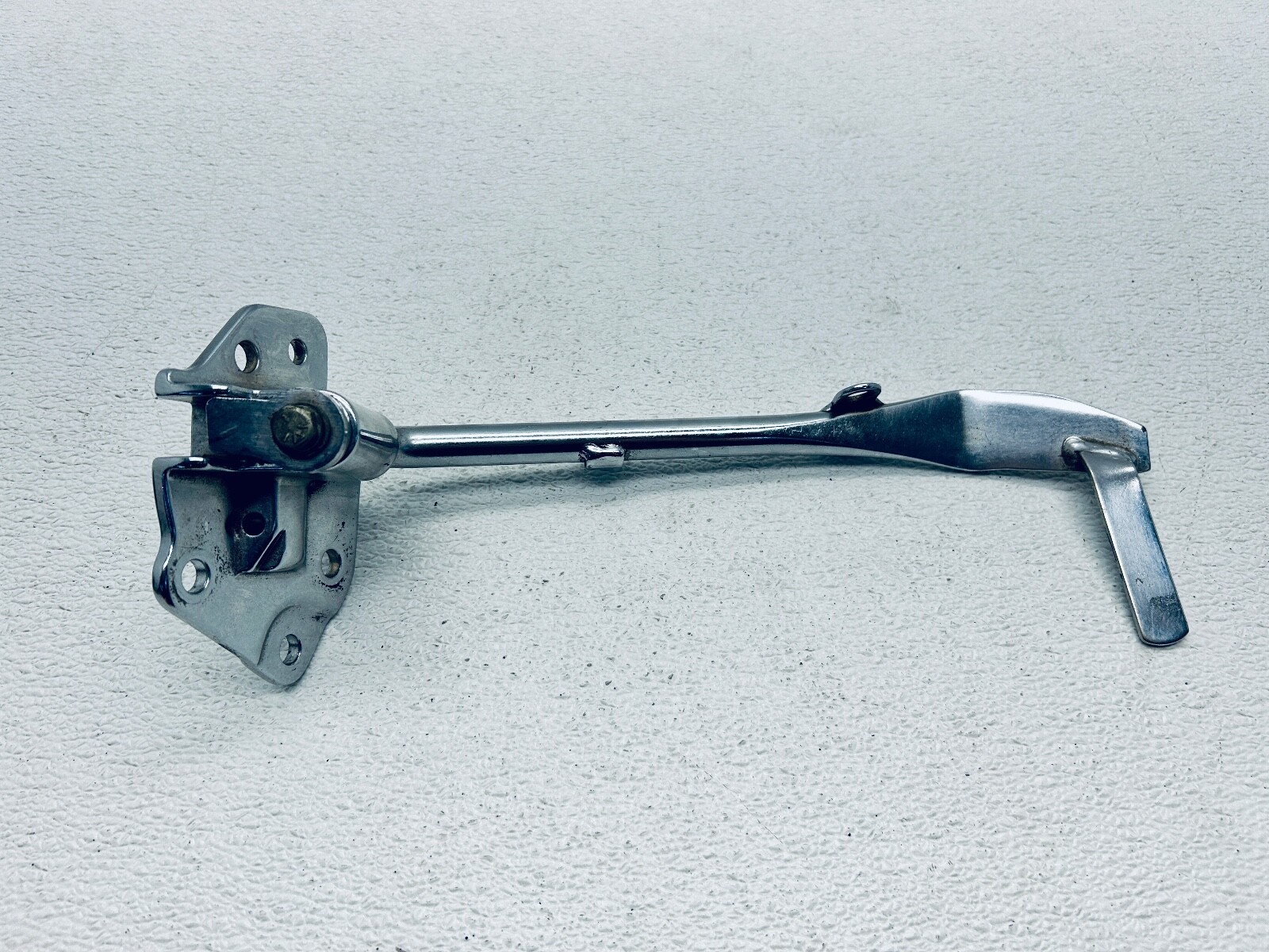 0916 HARLEY TOURING JIFFY STAND KICKSTAND SIDE KICK W/ MOUNT BRACKET CHROME eBay