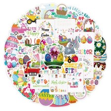 20 Random Easter Stickers Holiday Decals Laptop Hydro Yeti Car Free Shipping 