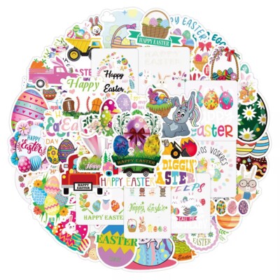 10 Random Easter Stickers Holiday Decals Laptop Hydro Yeti Car Free Shipping!