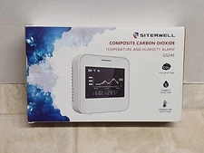 SITERLINK Indoor Air Quality Monitor, Carbon Dioxide Monitor + Humidity, Temp ..