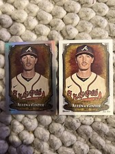 Max Fried - 2024 Topps Allen & Ginter Silver Portrait Hot Box Foil #75 W/ Base