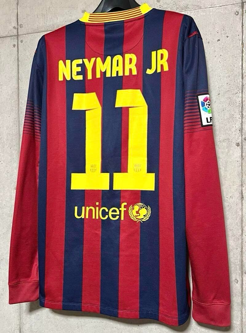 FC Barcelona NEYMAR JR 11 ユニフォーム Neymar Jr Signed FC Barcelona Home Soccer Jersey #11 with