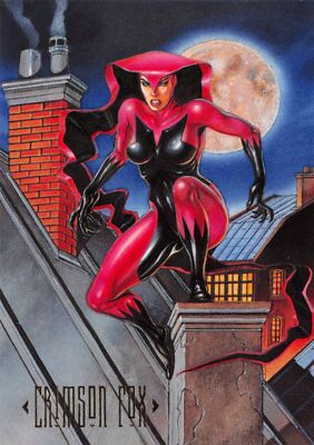 CRIMSON FOX / DC Comics Master Series (1994) BASE Trading Card #67