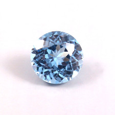 AAA Quality Natural Flawless Brazilian Aquamarine Loose Round Gemstone Cut 6x6MM