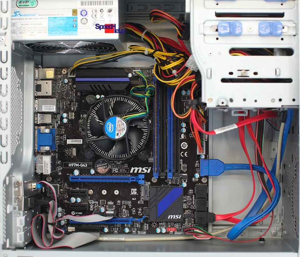 MSI H97M-G43 MS-7924 Celron G1820 Paralle Puerto RS-232 Ordenador PC Windows 10 - Imagen 4 de 4