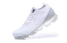 Nike Air VaporMax Flyknit 3 Men's（white grey）Casual Shoes ( Classic Series ）