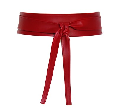 Leather Obi Belt for women Wrap belt
