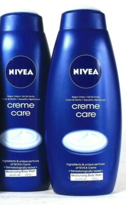 2 Nivea 25.3 Oz Creme Care Ingredients & Unique Perfume Moisturizing Body Wash