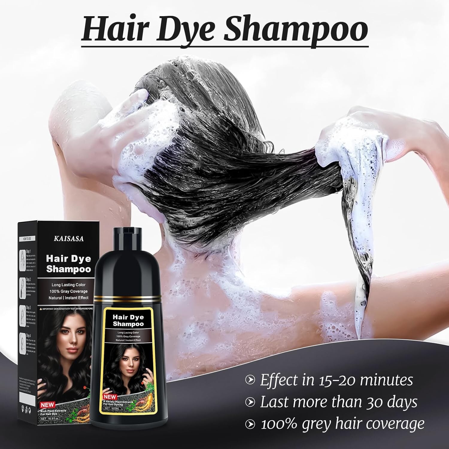 Champu Para Cambiar Las Canas Al Color Negro Champu A Base De Hierbas