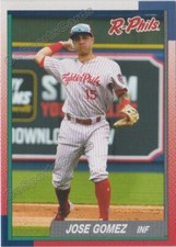 2019 Reading Fightin Phils Jose Gomez RC Rookie Philadelphia Phillies VZ