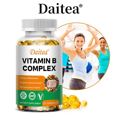 Vitamin B Complex - Brain & Nerve Health,Supports Cellular Energy Production