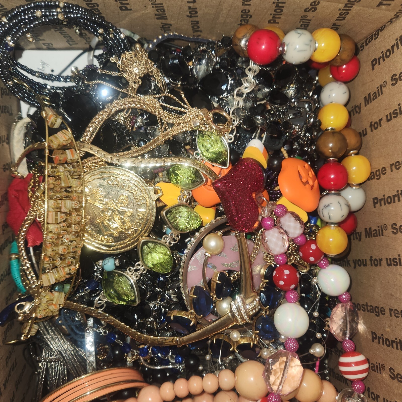 10+ LBS Vintage To Now CRAFT JUNK SCRAP Jewelry Lot Harvest Repurpose