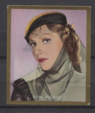 Hilde Weissner Vintage Movie Star Cigarette Trading Card Josetti No.83