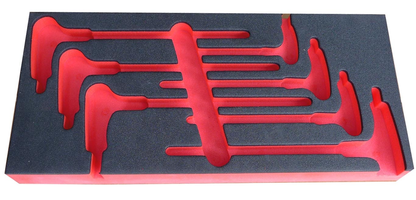 Facom PM.MOD84TZS Empty Foam Module For Ball Ended T-Handled Hexagon Key Set ...