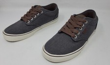 VANS Atwood Deluxe Gray/Brown Sneakers Men's Size 7. Great Condition