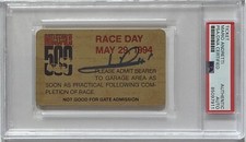 1994 Indy Indianapolis 500 Ticket Signed Mario Andretti PSA DNA COA Autograph F1