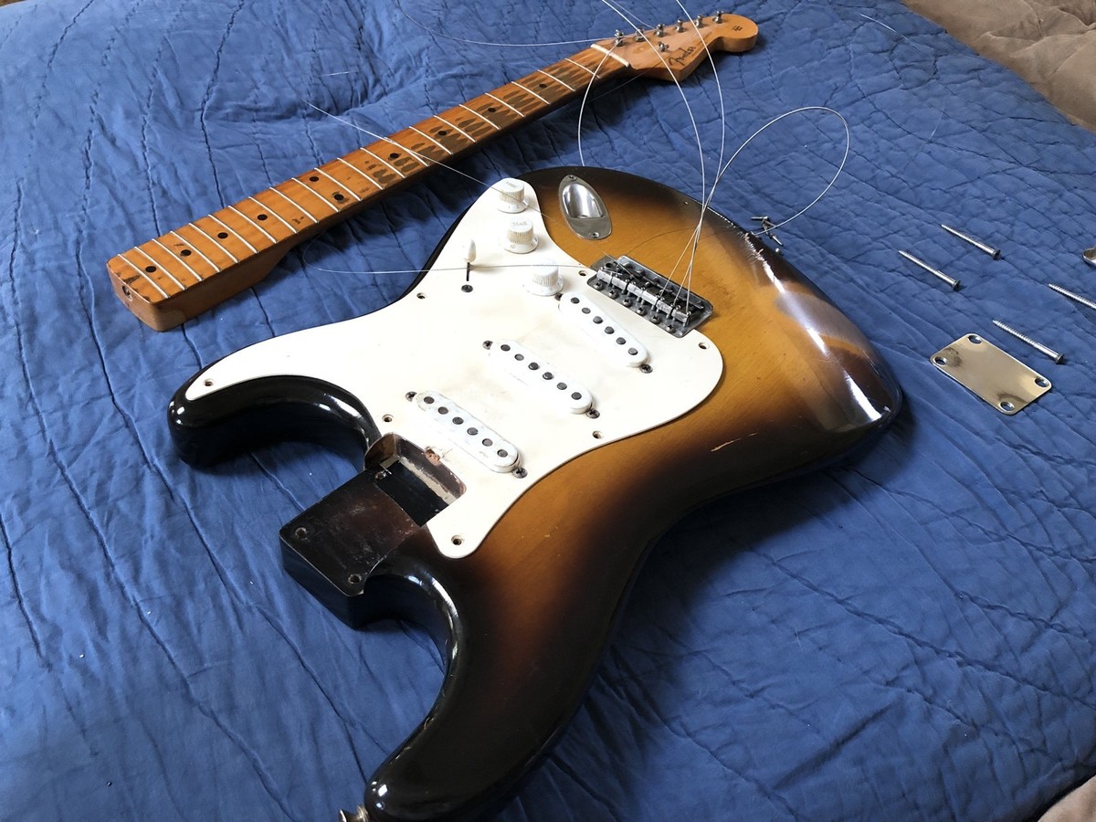 Vintage Original 1956 Fender Stratocaster Guitar | eBay Vintage Original 1956 Fender Stratocaster Guitar | eBay