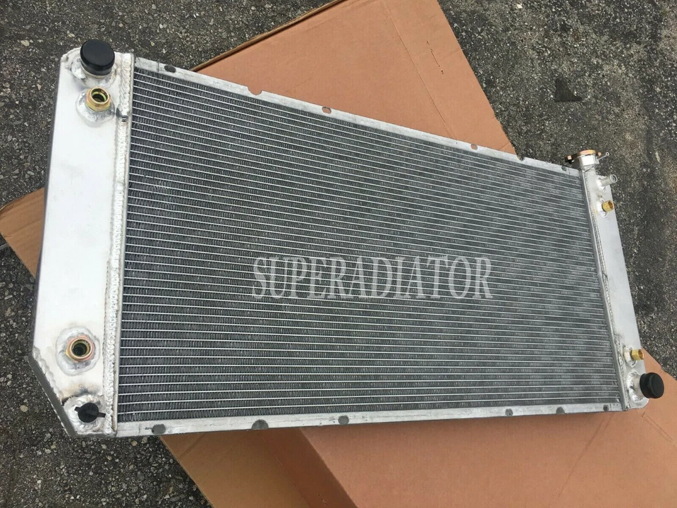 Radiador de aluminio de 4 filas apto para Chevrolet K2500 1995 5,0 L C/K1500 C/K2500 Foto 3 de 4