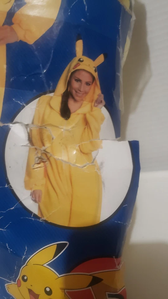 Rubie's Adulto Pokemon Pikachu Disfraz Mono Amarillo Unisex Vestido Talla 6-13 Foto 4 de 4