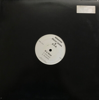 Darryl James & The DFA Its Over Vinyl Single 12inch Deminted Entertainment L
